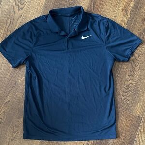 Nike Men's Dri-Fit Navy Polo Shirt